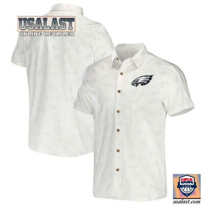HOT Philadelphia Eagles Darius Rucker White Hawaiian Shirt