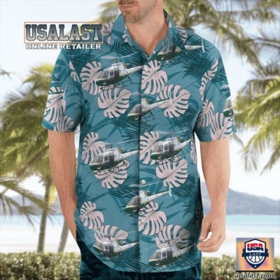 HOT Pinellas County Sheriff AS-350 Helicopter Aloha Hawaiian Shirt