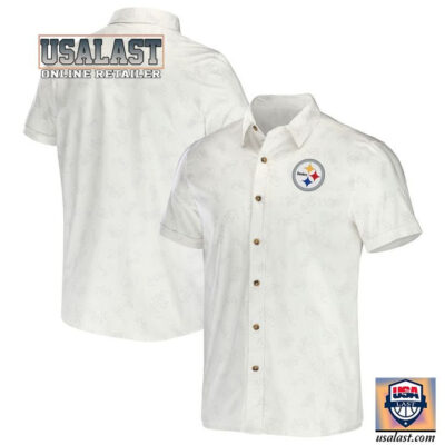 HOT Pittsburgh Steelers Darius Rucker White Hawaiian Shirt