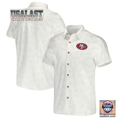 HOT San Francisco 49ers Darius Rucker White Hawaiian Shirt
