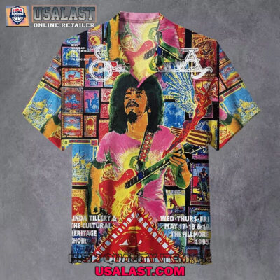 HOT Santana Concert Poster Unisex Hawaiian Shirt