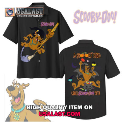 HOT Scooby Doo Vibe Hawaiian Shirt And Short – Black