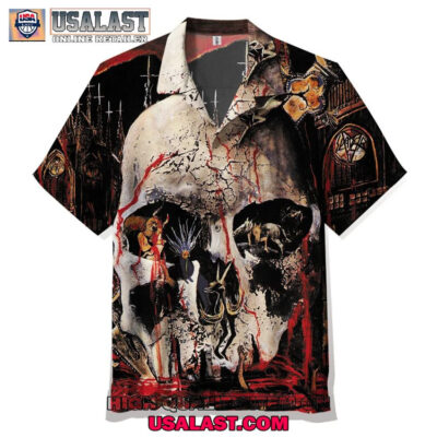HOT Slayer Metal South Of Heaven Unisex Hawaiian Shirt