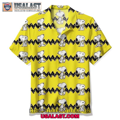 HOT Snoopy Peanuts Charlie Brown Costume Hawaiian Shirt