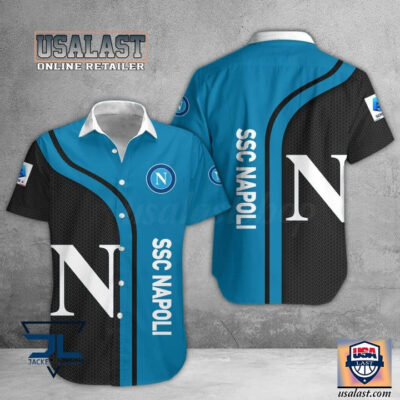 HOT SSC Napoli Short Sleeve Hawaiian Shirt