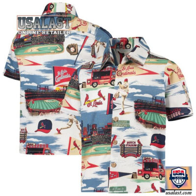 HOT St. Louis Cardinals MLB Busch Stadium Hawaiian Shirt