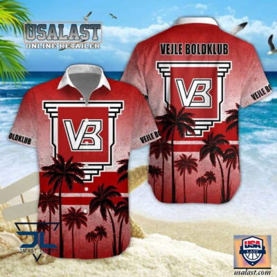 HOT Superliga Vejle Boldklub Tropical Hawaiian Shirt