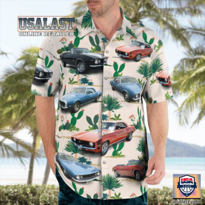 HOT The First Generation Chevrolet Camaro Aloha Hawaiian Shirt