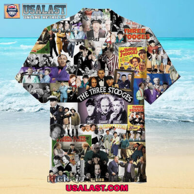 HOT The Three Stooges TV Series Hawaiian Shirt