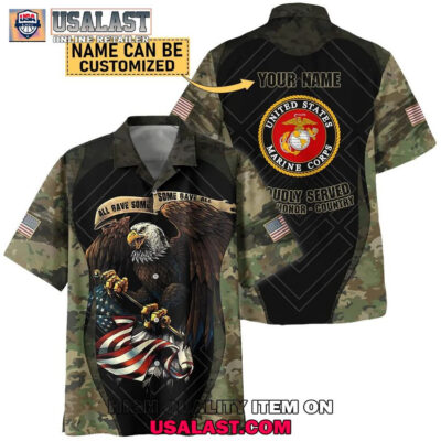 HOT U.S. Marine Corps All Gave Some Some Gave All Custom Hawaiian Shirt
