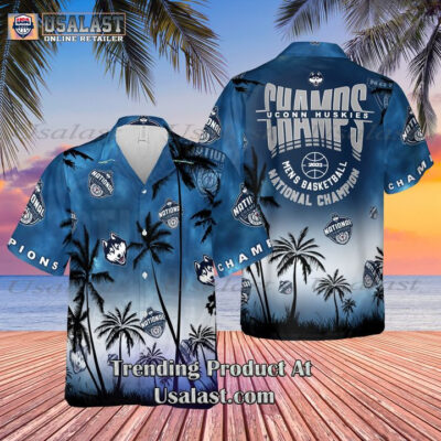 HOT Uconn Huskies Men Basketball National Champions Hawaiian Shirt
