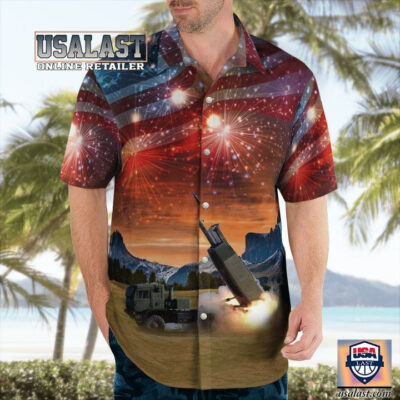 HOT US Army M142 High Mobility Artillery Rocket System Aloha Hawaiian Shirt