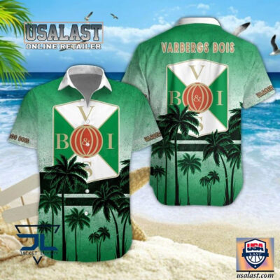 HOT Varbergs BoIS Football Club Tropical Hawaiian Shirt