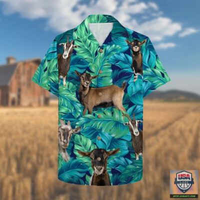 Farmer Goat Aloha Hawaiian Shirt