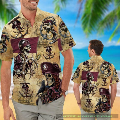 Florida State Seminoles NCAA Pirates Aloha Hawaiian Shirt