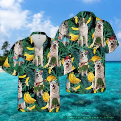 Great Pyrenees Banana Tropical Hawaiian Shirt