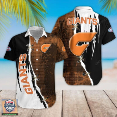 Greater Western Sydney Giants AFL Vintage Hawaiian Shirt