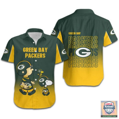 Green Bay Packers American Football Team The Snoopy Show Hawaiian Shirt