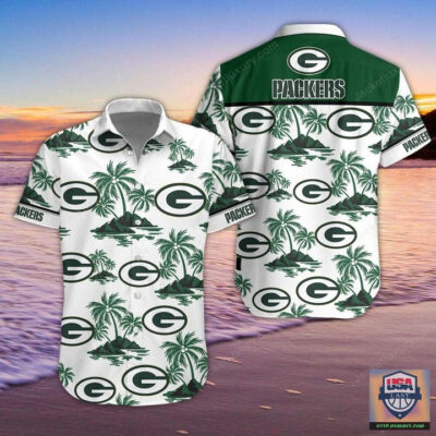 Green Bay Packers Classic Hawaiian Shirt Beach Short