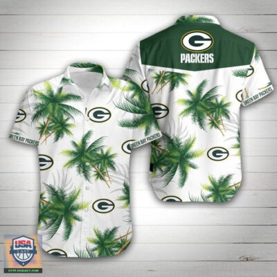 Green Bay Packers Football Hawaiian Shirt