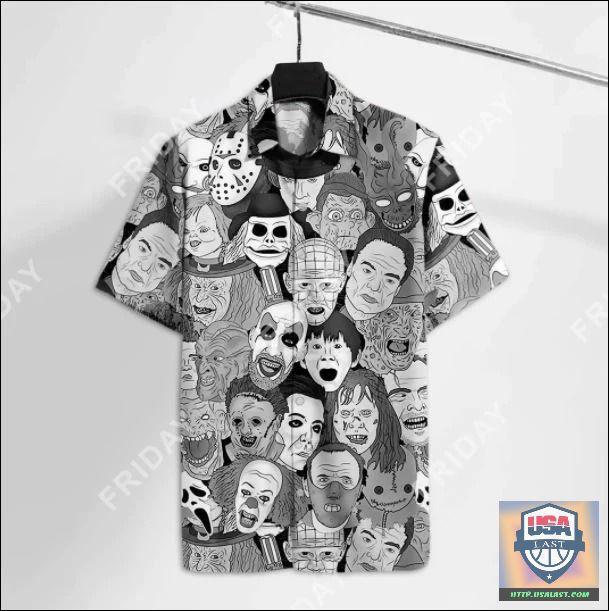 Horror Movies Characters Vintage Hawaiian Shirt