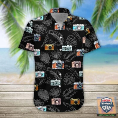 Camera Tropical Hawaiian Shirt New 2022
