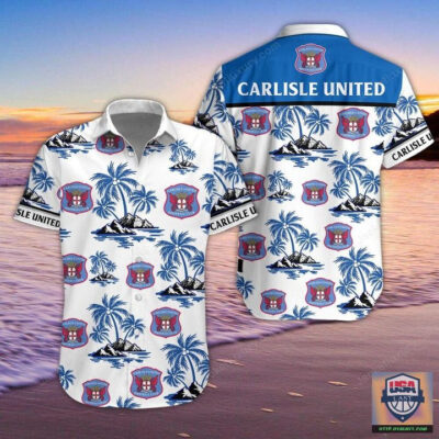 Carlisle United F.C Aloha Hawaiian Shirt Beach Short