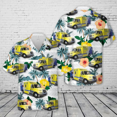 Metro Life Flight Ambulance Hawaiian Shirt And Short – K170921
